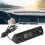 Car Digital Temperature Clock, Dual Probe, LCD Display, 33x12mm 16