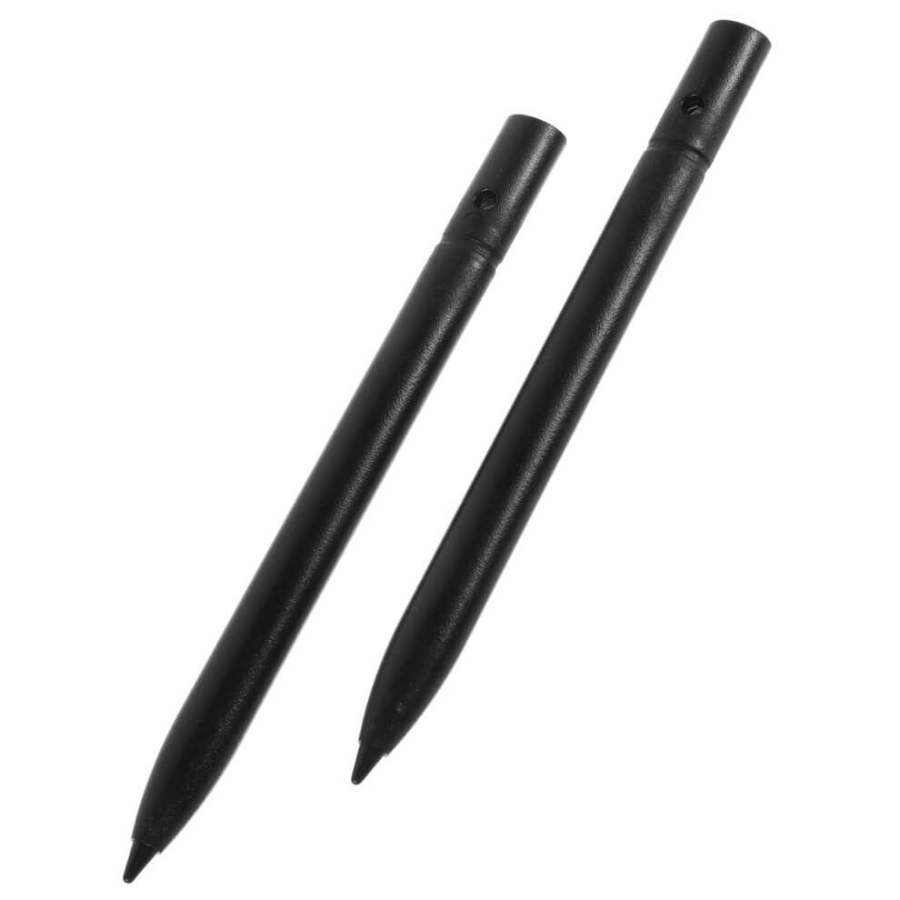 2Pcs Stylus Pen For Tablets, Touchscreen Stylus With Reusable Tips And Precision Grip Black 9330225946090