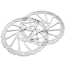 1 Paar Silberne Scheibenbremsen Für Mountainbikes 6,3 Zoll