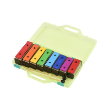 Xylophone for Beginners 8 Note Glockenspiel with Removable Metal Plates and Resonator Bells