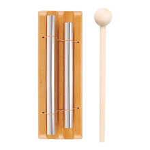 Meditation Chime Bell with Mallet, Dual Sound Modes, Relaxation Yoga Chime for Mindfulness