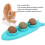Catnip Wall Balls for Cats, 17.5x5.5cm, Blue, Rotating & Replaceable 6