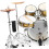 Black Drumstick Holder with Accessory Pocket for Drum Set, Compact Pouch for Drummers 2