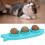 Catnip Wall Balls for Cats, 17.5x5.5cm, Blue, Rotating & Replaceable 15