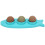 Catnip Wall Balls for Cats, 17.5x5.5cm, Blue, Rotating & Replaceable 16