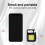 Multifunctional 500lm Rechargeable Mini LED Flashlight Keychain, 95*55*27mm 6
