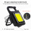 Multifunctional 500lm Rechargeable Mini LED Flashlight Keychain, 95*55*27mm 10