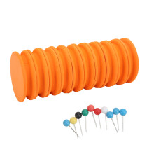 Outdoor Fishing Foam Spools 10 Pack EVA Winding Boards in Orange