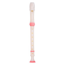Treble Recorder Flute for Beginners with Clear Tone and Durable Pink Design for Classroom