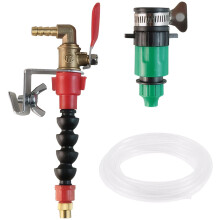 Angle Grinder Water Cooling Nozzle with Copper Spray Kit, 3m Hose for Stone Cutting Dust Control