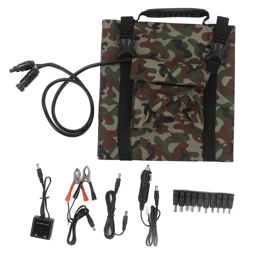Portable Solar Panel 18V 36W Foldable Charger With Durable Monocrystalline Cells For Rv Camping 9455672105057