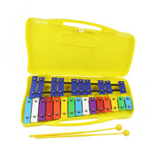25Tone Aluminum Xylophone Glockenspiel with Bright Sound for Kids Classroom Music Learning