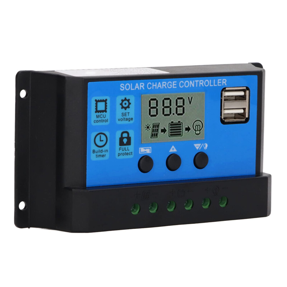 Mppt Solar Charge Controller 70A Efficiency With Lcd Display For Pv Systems Aluminum Alloy 9455672105682