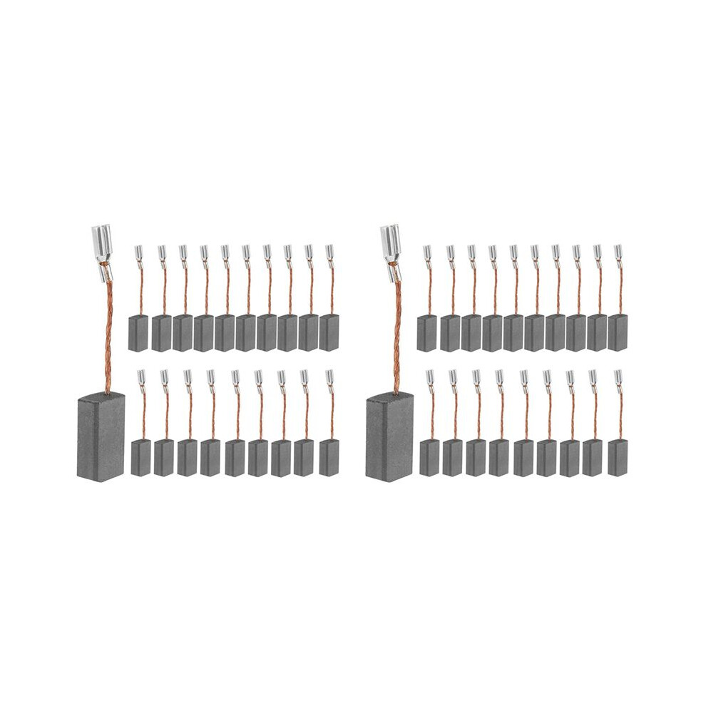 40 Pcs Carbon Motor Brushes, Replacement Angle Grinder Brush For Power Tool Repair Parts 4711343835209