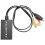 2X Convertitore da SVideo A  Convertitore S-Video E 3RCA CVBS da Composito A Audio Video Supporto 1080P 720P 2