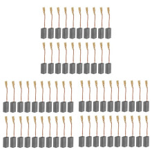 60 Pcs Carbon Motor Brushes, Replacement Angle Grinder Brush for Power Tool Repair Parts