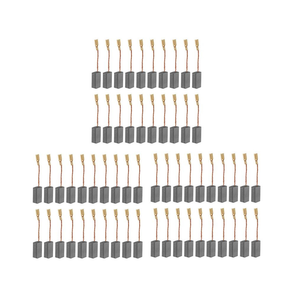 Semoic 60 Pcs Carbon Motor Brushes, Replacement Angle Grinder Brush For Power Tool Repair Parts