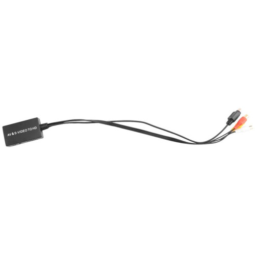 2X Convertitore da SVideo A  Convertitore S-Video E 3RCA CVBS da Composito A Audio Video Supporto 1080P 720P 2