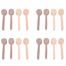 Wood Carving Spoon Blank Beech and Walnut Wood Unfinished Wooden  Whittling Kit for Whittler  (8Pcs)