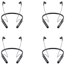 4X S650 100 Hours Earphones Stereo Wireless Headphones Neckband Noise Cancelling