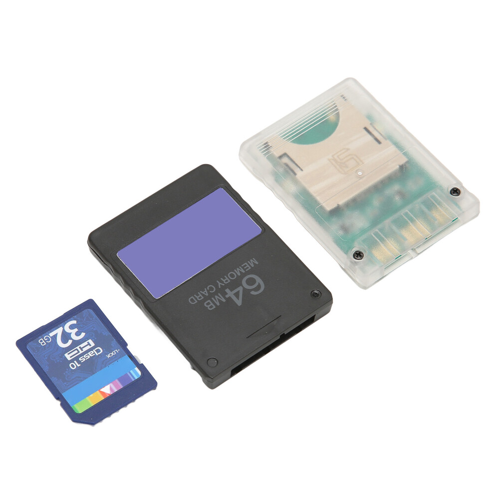 Console Card Adapter For Ps2 Slim 32Gb Storage Card Reader Kit 5061390411451