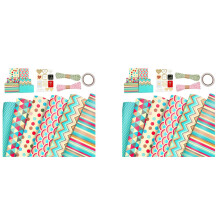 Wrapping Paper Sheets,for Christmas Birthday Party Wrapping Paper Set 12 Pcs Gift Wrap Papers