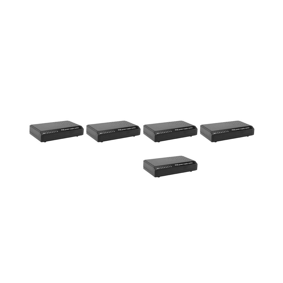 5X 8 6+2 Poe Injector Power Over Rj45 Ethernet Without Power Adapter Network System 10/100M For Cameras 6032911950895
