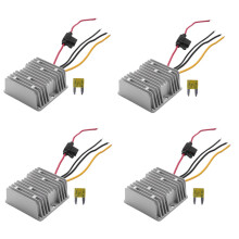 4X  36V/48V to 12V 20A Converter Voltage  Regulator Reducer Step Down Buck Transformer Converter Power with Fuse