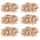 300 Blank Wooden Keychain Rectangular Engraving Key ID Can Be Engraved DIY 1