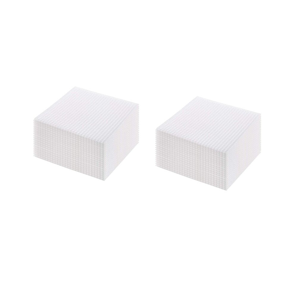 60 Pieces Plastic Mesh Canvas Sheets For Embroidery, Acrylic Yarn Crafting, Knit And Crochet Projects (10.6 X 10.6Cm) 4712137609617