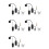 5X Violin Wireless Microphone Musical Instrument Microphone Stage Performance Audio Receiver and Transmitter Short Clip 1