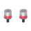 2X Boat Solar Powered LED Strobe Light PC Shell Reflective Waterproof  Beacon Warning Light Lamp Safety Strobe 1