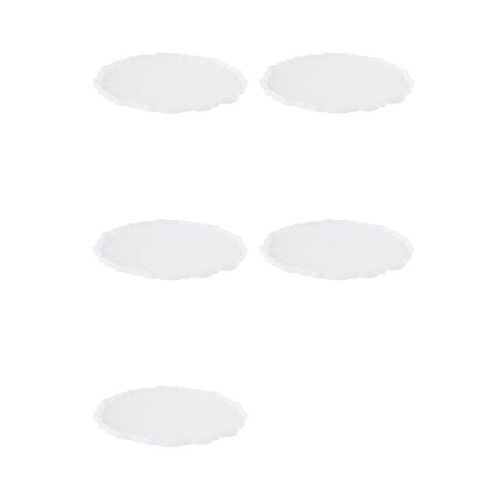 5X DIY Crystal Epoxy Mold Compote Swing Table Round Lace Coaster Table Decoration Silicone Mold
