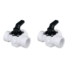 2X Three Way Valve Pool Swimming Pool Pump Connection Hose Fitting 4715 for Swimming Pool Hoses Connection Pump