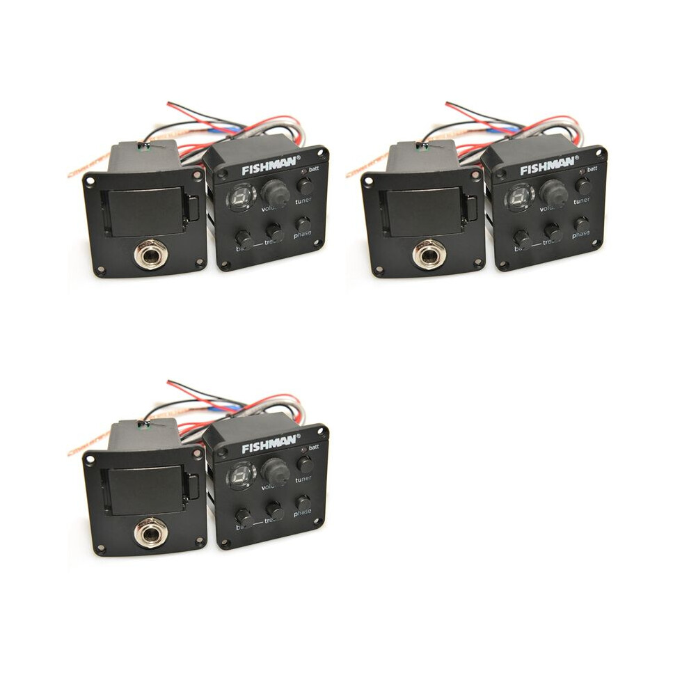 3X Fishman Guitars Guitar Pickup Isys+ Eq Preamp System For Acoustic Guitarra Amplifier Adjustable Sound 4712242007322