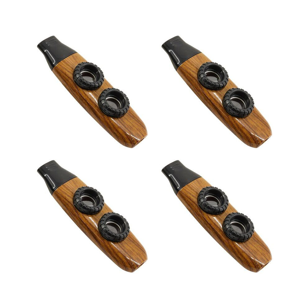 4X Kazoo With 5 Flute Diaphragms Plastic Kazoo Musical Instruments Kazoo For Guitar, Ukulele 6033646983202