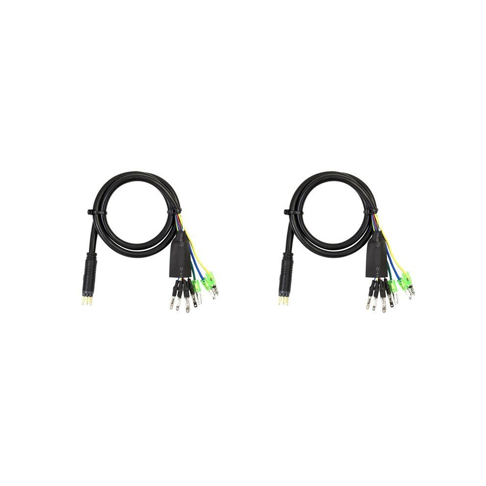 2 Pcs 60Cm E-Bike 9Pin Motor Convert Extension Cable Cord Waterproof Connector Front Rear Wheel Hub Motors 6032810422080