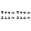 16-PACK Metal Magnetic Thumbsticks Analog Joysticks för PS4/ ONE/ Series X/S Controller Silver 1