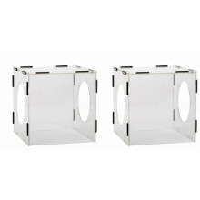 2X Coperchio Chiuso Della Scatola Della Polvere di Smerigliatura Cappuccio Antipolvere per Lucidatura Cappuccio Antipolvere Trasparente Antipolvere