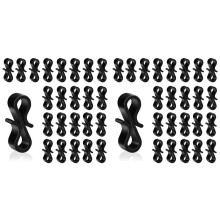 240pcs Outdoor Gutter Hooks,Reusable S Hooks,for Hanging Christmas Lights,Icicle Fairy Lights,Christmas Tree Decorations