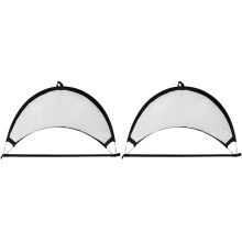 2 Piece Soccer Football Goal Net Folding Training Goal Net Tent Kids Indoor Outdoor Toy Black