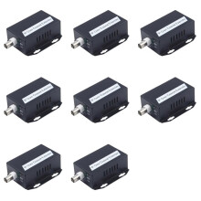 8 Stuks Ethernet IP-Extender Via Coax HD-Netwerkkit EoC Coaxkabeltransmissie-Extender voor Beveiligingscamera'S (B)