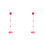 2X Automatic Bubble Machine with Light Vertical Bubble Machine for Birthday Outdoor Wedding Christmas Parties Red 1