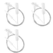 9Pcs French Horn Trombone Trumpet Cleaning Set Stainless Steel Nylon Brush Musical Instrument Cleaning Brush