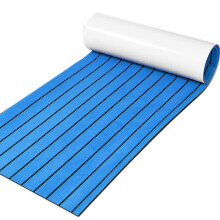 Schaum Teak Decking EVA Schaum Marine Boden Belag Faux Boot Terrassendielen Blatt ZubehöR Marine Blau 450X2400mm