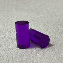 8 Stück Bunte Acryl-Pool-Queue-Ferrulen, Runde Billard-Jump- und Break-Queue-Ferrulen, Außendurchmesser 15 mm X Länge 28 mm, Billardzubehör C