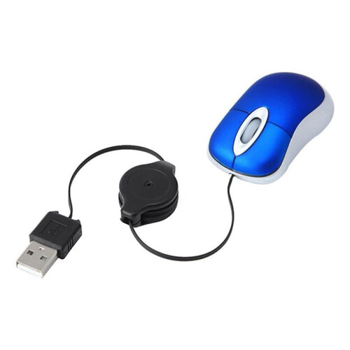 6 Pezzi Mouse Cablato Mouse Retrattile Mouse con Cavo  Mouse Mouse Ottico USB Mouse Cablato per Computer Portatile PC 2