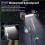 2X NEWBOLER Bicycle Light Front 4500Lumen BikeLight 10000mAh Waterproof Flashlight USB Charging,A 6