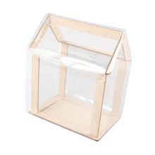 DIY Mini Greenhouse Kit for Kids, Wooden Science Project for Plant Growth Observation and Learning