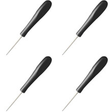 4Pc Badminton/Tennis Racket Stringing Tools Parts -Straight Awl- Stringing Tools Pass Through A Grommet Black